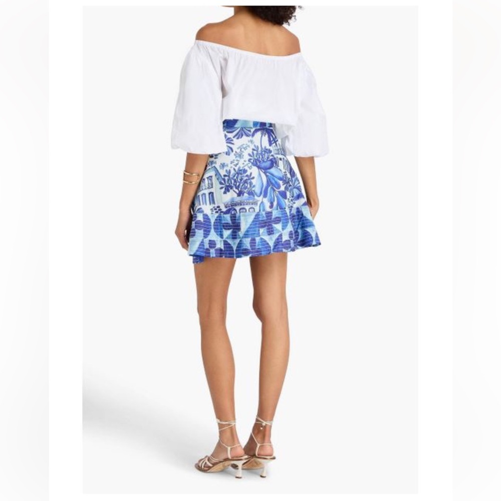 New Farm Rio printed flower wrap skirt - Picture 2 of 5